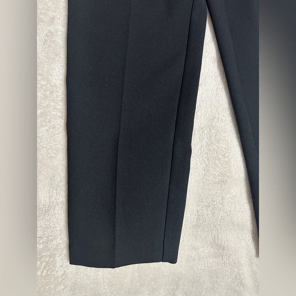 Zara Tapered Pleaded Black Trouser Dress Pants Size XS Women’s - Picture 2 of 9